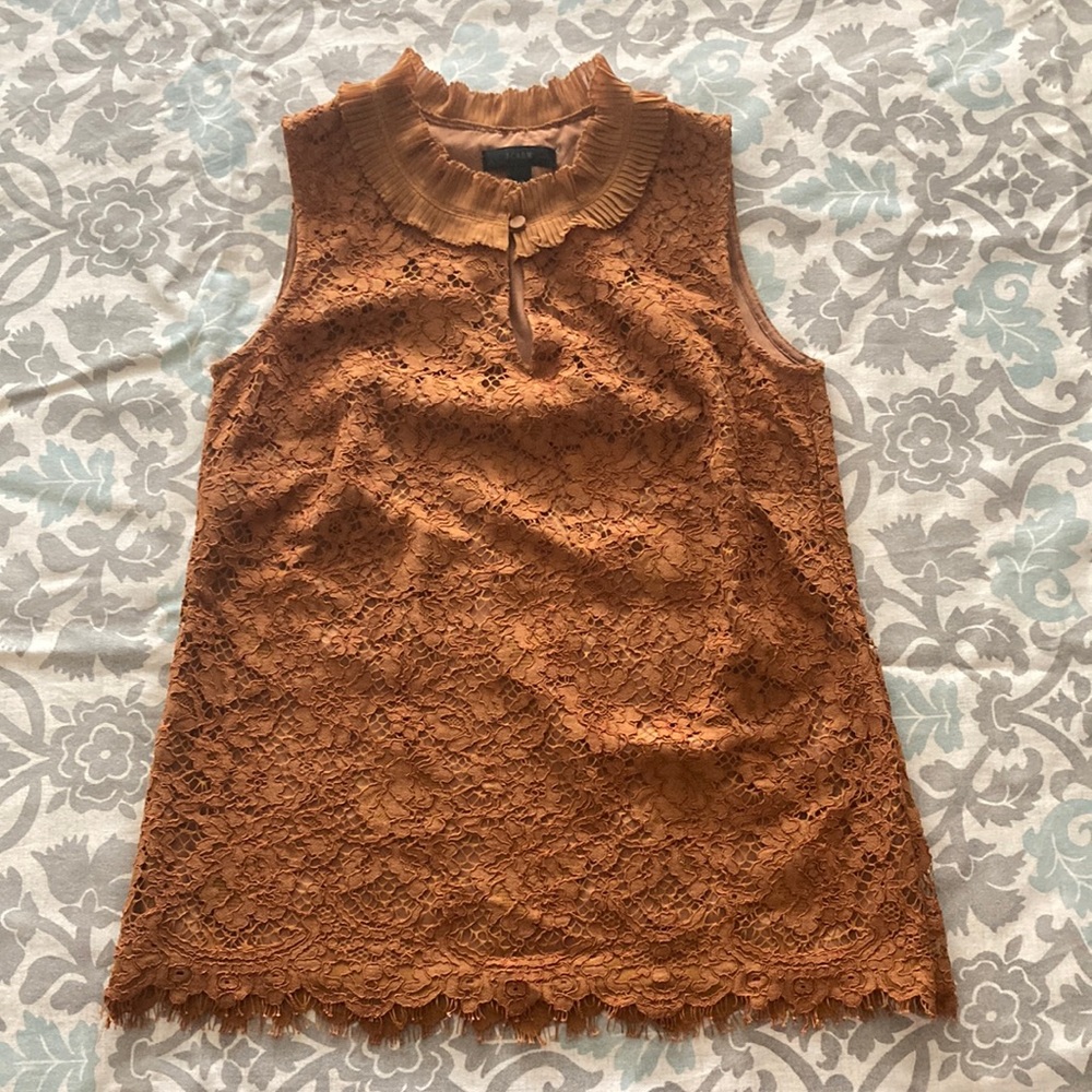 J. Crew XXS Sleeveless Lined Shirt